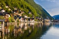 Hallstatt, mountain village in Austrian Alps, Austria Royalty Free Stock Photo