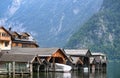 Hallstatt mountain village Hallstatter Lake