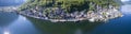 Hallstatt Panorama, Austria, Aerial view of Royalty Free Stock Photo