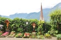 Beautiful cemetery in Hallstatt, Austria