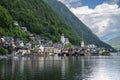 Hallstatt village in Austrian Alps Royalty Free Stock Photo