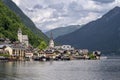 Hallstatt village in Austrian Alps Royalty Free Stock Photo