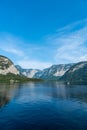 Hallstatter lake in Austrian Alps