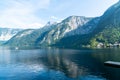 Hallstatter lake in Austrian Alps