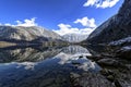 Mountain lake in the Alps. Royalty Free Stock Photo