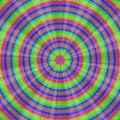 Hallucination circle with many color