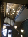 Hallway in Bodelwyddan Castle North Wales Royalty Free Stock Photo