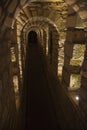 Hallway in the Catacombs of Paris