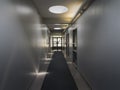 Hallway with Direct and Indirect Light Royalty Free Stock Photo