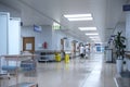 Hallway the emergency room and outpatient hospital