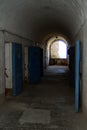 hallway Former military prison Royalty Free Stock Photo