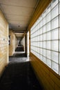 Hallway with Glass Blocks - Champion Paper Mill - Hamilton, Ohio