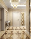 Hallway in luxury style