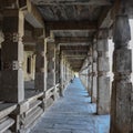 Hallway in Melkote Royalty Free Stock Photo