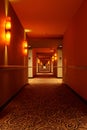 Hallway at Night Royalty Free Stock Photo