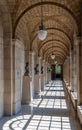 Hallway with Sculptures of Prominent People in Nebraska\'s History in the Nebraska State Capitol