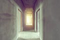 Hallway and unfinished room of inside house Royalty Free Stock Photo