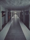 Hallways of the hospital