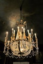 Chandelier in the Hallwyl Museum in Stockholm Royalty Free Stock Photo