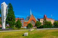 Halmstad, Sweden, July 12, 2022: Statue of a woman at Picasso pa Royalty Free Stock Photo