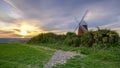 Halnaker windmill in the South Downs National Park, West Sussex, UK Royalty Free Stock Photo