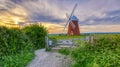 Halnaker windmill in the South Downs National Park, West Sussex, UK Royalty Free Stock Photo