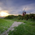 Halnaker windmill in the South Downs National Park, West Sussex, UK Royalty Free Stock Photo