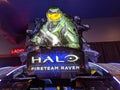 Halo Fireteam Raven Arcade game sign Royalty Free Stock Photo