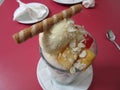 Halo halo dessert from the philippines Halo halo traditional Philippine dessert