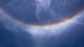 HALO Rainbow around sun on a sunny day