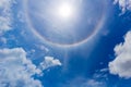 Halo sun Royalty Free Stock Photo