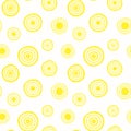 Halo suns seamless pattern background