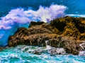 Halona Blow Hole Hawaii Royalty Free Stock Photo