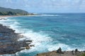 Halona Blowhole Lookout On Oahu Island Royalty Free Stock Photo