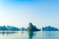 Halong bay islands, Vietnam Royalty Free Stock Photo