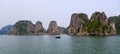 Halong bay in Quangninh, Vietnam Royalty Free Stock Photo