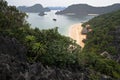 Halong Bay View from the top of Monkey Island