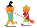 Haloween kids costumes Royalty Free Stock Photo