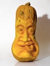 Haloween pumpkin head sculpted