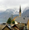 Halstatt old town Royalty Free Stock Photo