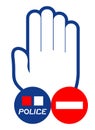 Halt police