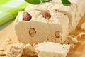 Halva with almonds Royalty Free Stock Photo