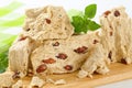 Halva with almonds Royalty Free Stock Photo