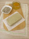 Halva bar made from sunflower seeds and honey