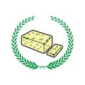 Halva icon, vector illustration