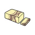 Halva icon, vector illustration