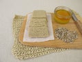 Halva made from sunflower seeds and honey