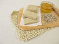 Halva made from sunflower seeds and honey