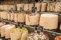 Halva sold at the Machane Yehuda Market in Jerusalem