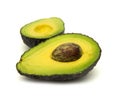 Halved avocado Royalty Free Stock Photo